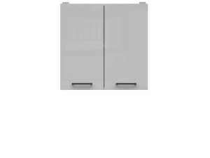 JUNONA LINE Шафа навісна G2D/60/57 BRW світло-сірий глянець