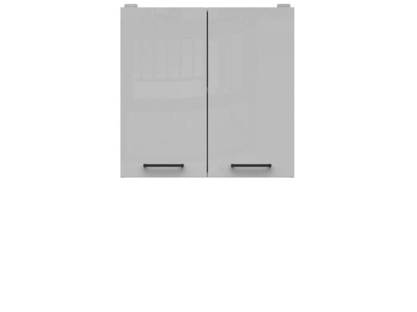 JUNONA LINE Шафа навісна G2D/60/57 BRW світло-сірий глянець