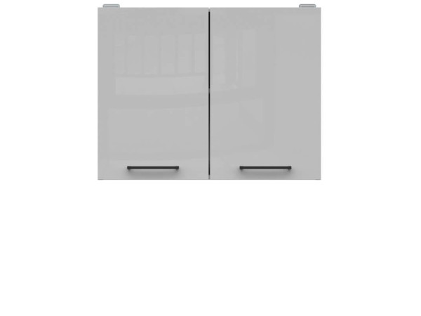 JUNONA LINE Шафа навісна G2D/80/57 BRW світло-сірий глянець