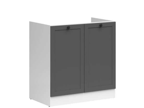 JUNONA LINE Тумба під мийку DK2D/80/82 BRW графіт