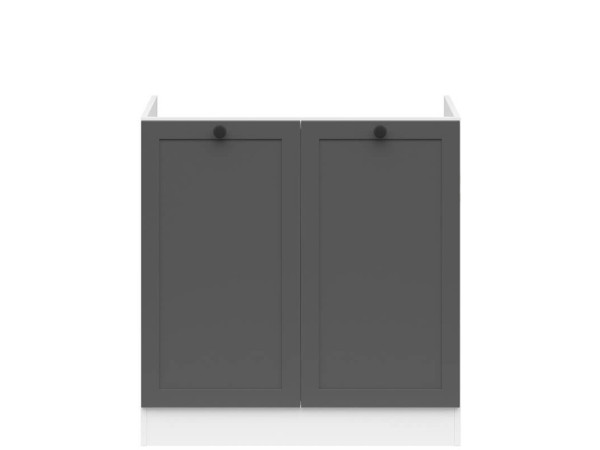 JUNONA LINE Тумба під мийку DK2D/80/82 BRW графіт