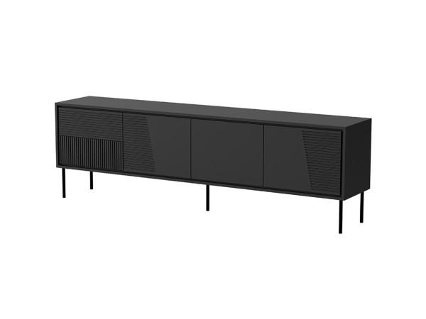 ABI 200 4D CAMA MEBLE Тумба ТВ чорний