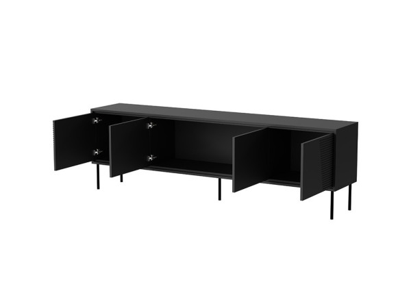 ABI 200 4D CAMA MEBLE Тумба ТВ чорний