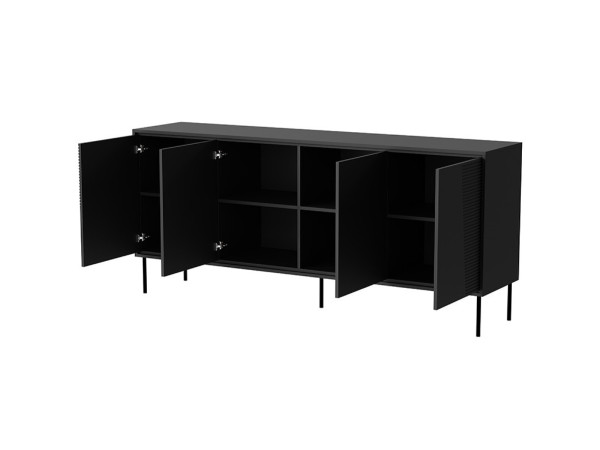 ABI 200 4D CAMA MEBLE Комод чорний