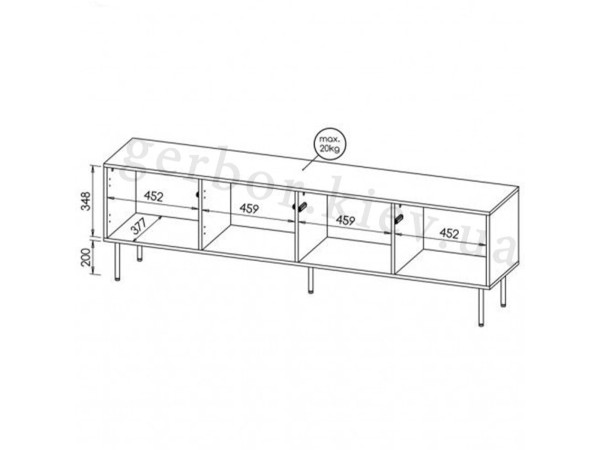 ART DECO 4D RTV CAMA MEBLE Тумба ТВ