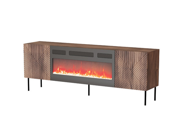 ART DECO EF RTV CAMA MEBLE Тумба ТВ з електрокаміном