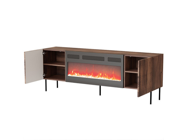 ART DECO EF RTV CAMA MEBLE Тумба ТВ з електрокаміном