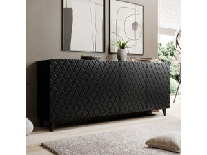 ASTI 200 4D CAMA MEBLE Комод чорний