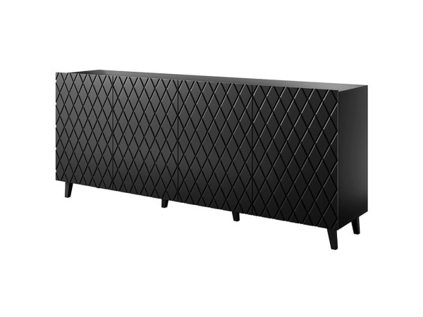ASTI 200 4D CAMA MEBLE Комод чорний