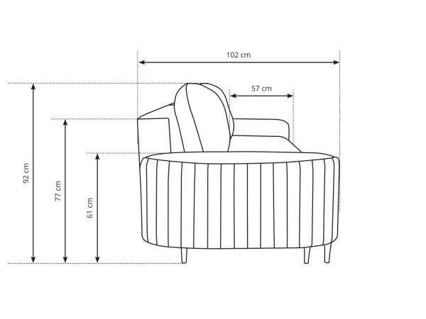 Диван розкладний ВЕНА / VENA Sic Velluto 35 на ніжках Perfect Home Польща Акція