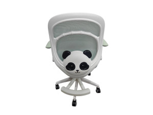 Крісло обертове дитяче з підставкою для ніг PERFECT KIDS PANDA GREEN Perfect Home Україна Зелений