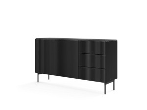 Комод Perfect Home Муті / Muti 2D3S/147 2-дверний з 3 шухлядами Чорний