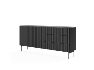 Комод Perfect Home Муті / Muti 2D3S/177 2-дверний з 3 шухлядами Чорний