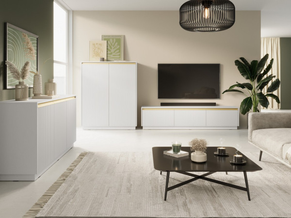 Комод Perfect Home Роял / Royal K104 2-дверний Білий