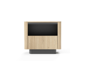 Тумба приліжкова Perfect Home Торро / Torro 1S/63 з 1 шухлядою Дуб кремона/чорний
