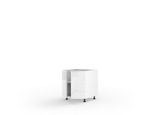 Кухонна секція Міленіум WG нижня 80Н/820 2дв Pro Blum(Білий/Глянець Білий (Серія М))