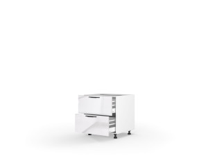 Кухонна секція Мері нижня 80Н2ШХ/820 Pro Hettich(Білий/Глянець Білий 9003 (Серія М))