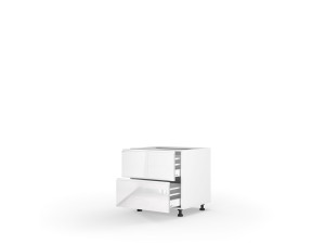 Кухонна секція Міленіум WG нижня 80Н2ШХ/820 Pro Hettich(Білий/Глянець Білий)