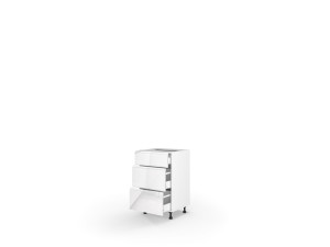 Кухонна секція Міленіум WG нижня 40Н3ШХ/820 Pro Hettich(Білий/Глянець Білий (Серія М))