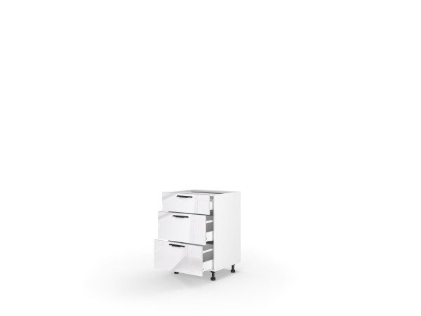 Кухонна секція Мері нижня 50Н3ШХ/820 Pro Hettich(Білий/Глянець Білий 9003 (Серія М))