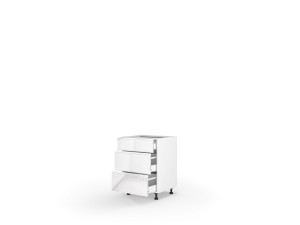 Кухонна секція Міленіум WG нижня 60Н3ШХ/820 Pro Hettich(Білий/Глянець Білий (Серія М))