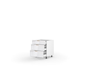 Кухонна секція Вінтаж нижня 80Н3ШХ/820 Pro Hettich(Білий/Напівмат Білий 9003)