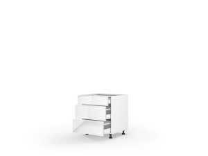 Кухонна секція Міленіум WG нижня 80Н3ШХ/820 Pro Hettich(Білий/Глянець Білий (Серія М))