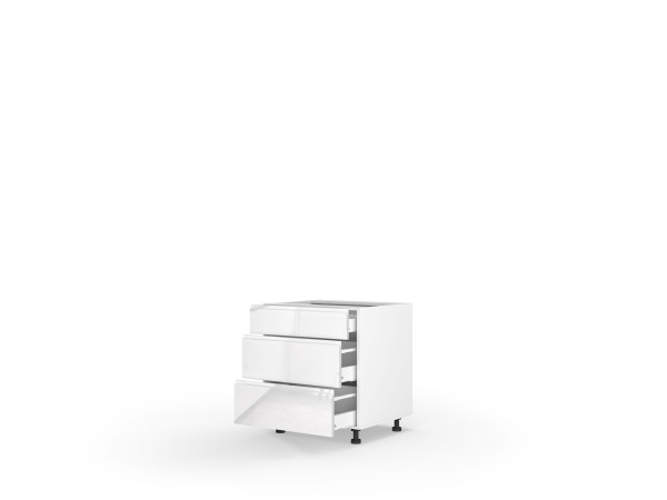 Кухонна секція Міленіум WG нижня 80Н3ШХ/820 Pro Hettich(Білий/Глянець Білий (Серія М))