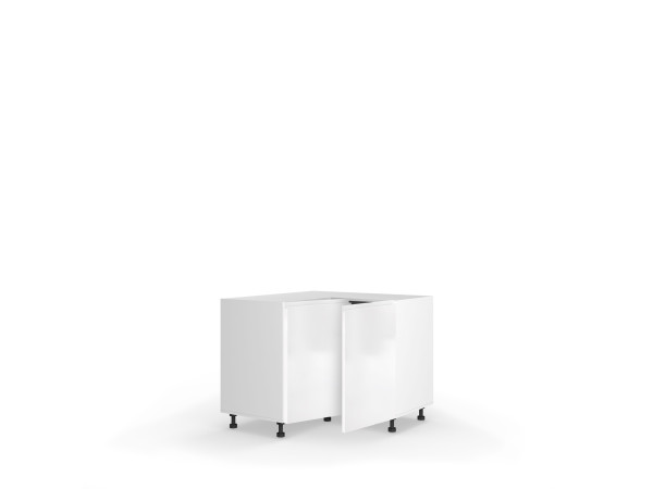 Кухонна секція Міленіум нижня КутН 90° 1050х1050/820 2дв(Білий/Напівмат Білий 9003)