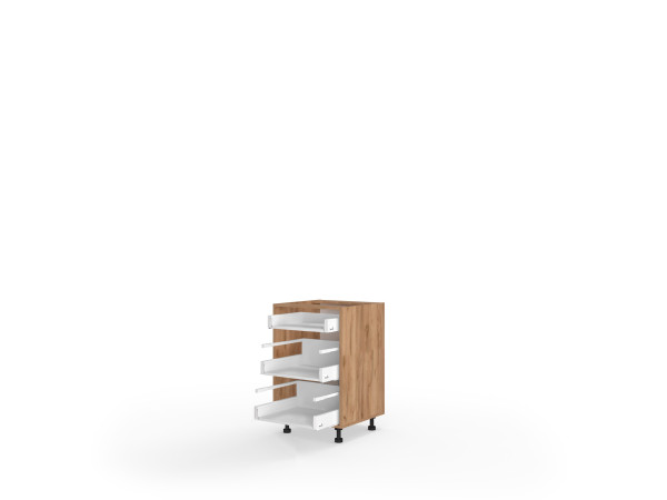 Корпус кухонний секція нижня 40Н3ШХ/820 Pro Hettich(Дуб Крафт (Серія М))
