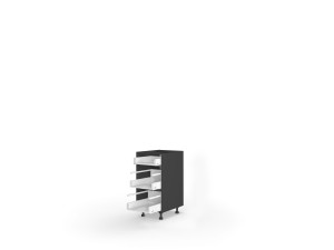 Корпус кухонний секція нижня 40Н3ШХ/820 Pro Hettich(Антрацит (Серія М))
