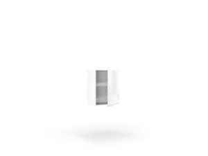 Кухонна секція Міленіум верхня 60ВС/720 1дв Сушка Права(Білий/Напівмат Білий 9003)