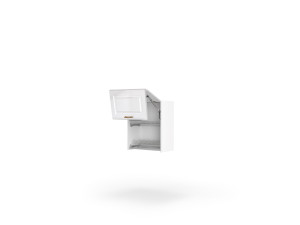 Кухонна секція Вінтаж верхня 60ВС/720 2дв Сушка AventosPro Blum+Rejs(Білий/Напівмат Білий 9003)
