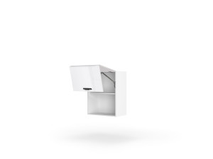 Кухонна секція Мері верхня 80В/900 2дв Aventos Pro Blum (Білий/Глянець Білий 9003)