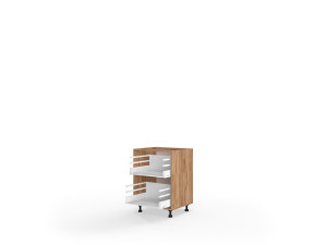 Корпус кухонний секція нижня 60Н2ШХ/820 Pro Hettich(Дуб Крафт (Серія М))