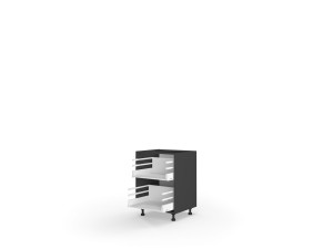Корпус кухонний секція нижня 60Н2ШХ/820 Pro Hettich(Антрацит (Серія М))