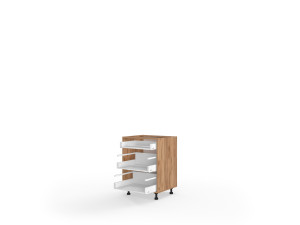 Корпус кухонний секція нижня 60Н3ШХ/820 Pro Hettich(Дуб Крафт (Серія М))