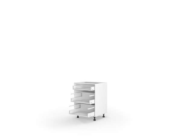 Корпус кухонний секція нижня 60Н3ШХ/820 Pro Hettich(Білий (Серія М))
