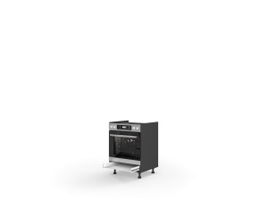 Корпус кухонний секція нижня 60НДШ/820 Телескоп(Антрацит (Серія М))