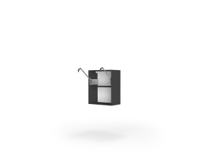 Корпус кухонний секцiя верхня 60В/720 2дв Aventos Pro Blum(Антрацит (Серія М))