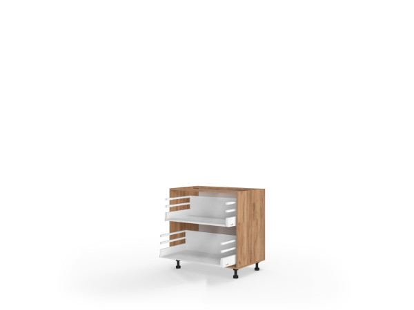 Корпус кухонний секція нижня 80Н2ШХ/820 Pro Hettich(Дуб Крафт (Серія М))