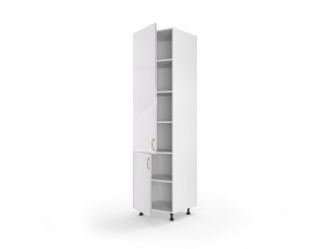 Кухонна секція Вінтаж пенал 60П/2320(Білий/Напівмат Білий 9003)