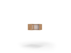 Корпус кухонний секцiя верхня КутВ 90° 650х650/360 2дв Pro Blum(Дуб Крафт (Серія М))