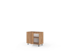 Корпус кухонний секція нижня КутН 90° 1000х600/820 1дв Pro Blum(Дуб Крафт (Серія М))
