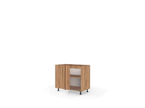 Корпус кухонний секція нижня КутН 90° 1000х600/820 1дв Pro Blum(Дуб Крафт (Серія М))