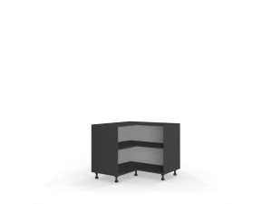 Корпус кухонний секція нижня КутН 90° 1050х1050/820 2дв Pro Blum(Антрацит (Серія М))