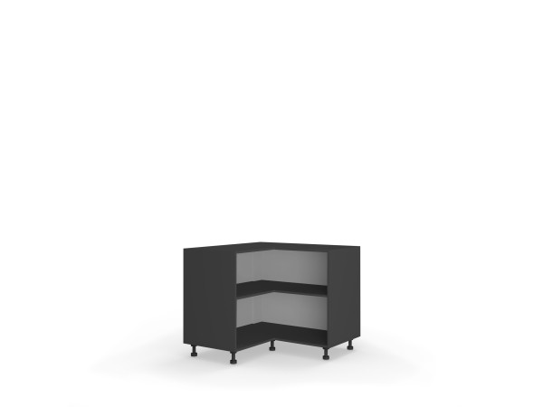 Корпус кухонний секція нижня КутН 90° 1050х1050/820 2дв Pro Blum(Антрацит (Серія М))