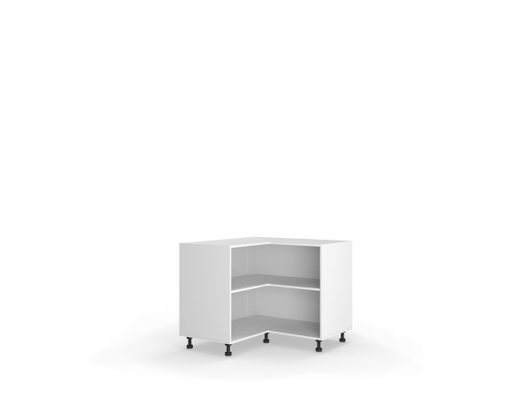 Корпус кухонний секція нижня КутН 90° 1050х1050/820 2дв Pro Blum(Білий (Серія М))