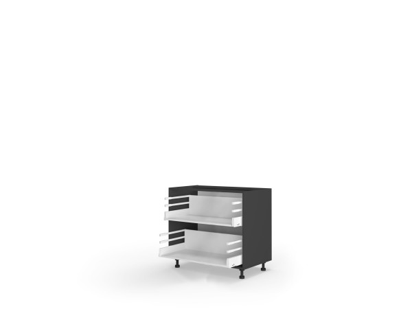 Корпус кухонний секція нижня 90Н2ШХ/820 Pro Hettich(Антрацит (Серія М))