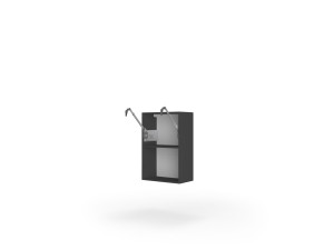 Корпус кухонний секцiя верхня 60В/900 2дв Aventos Pro Blum(Антрацит (Серія М))